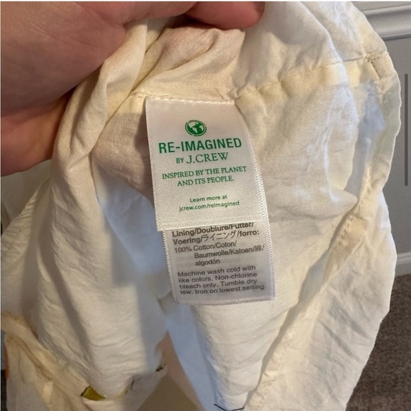 Edie Parker® X J.Crew button-front tiered maxi dress in limes and oranges - Picture 7 of 8